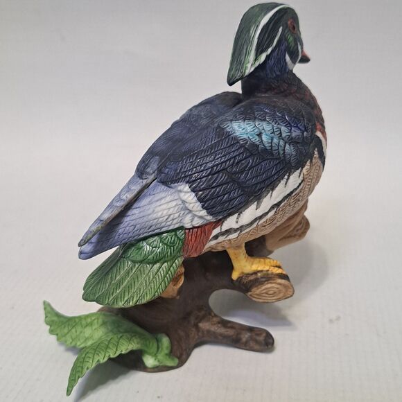 Lenox Fine Porcelain WOOD DUCK From The Garden Birds Collection 1990 Figurine - Picture 5 of 10